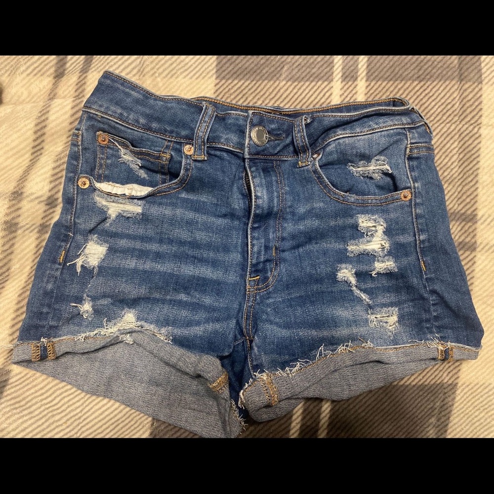 American eagle hi-rise shortie